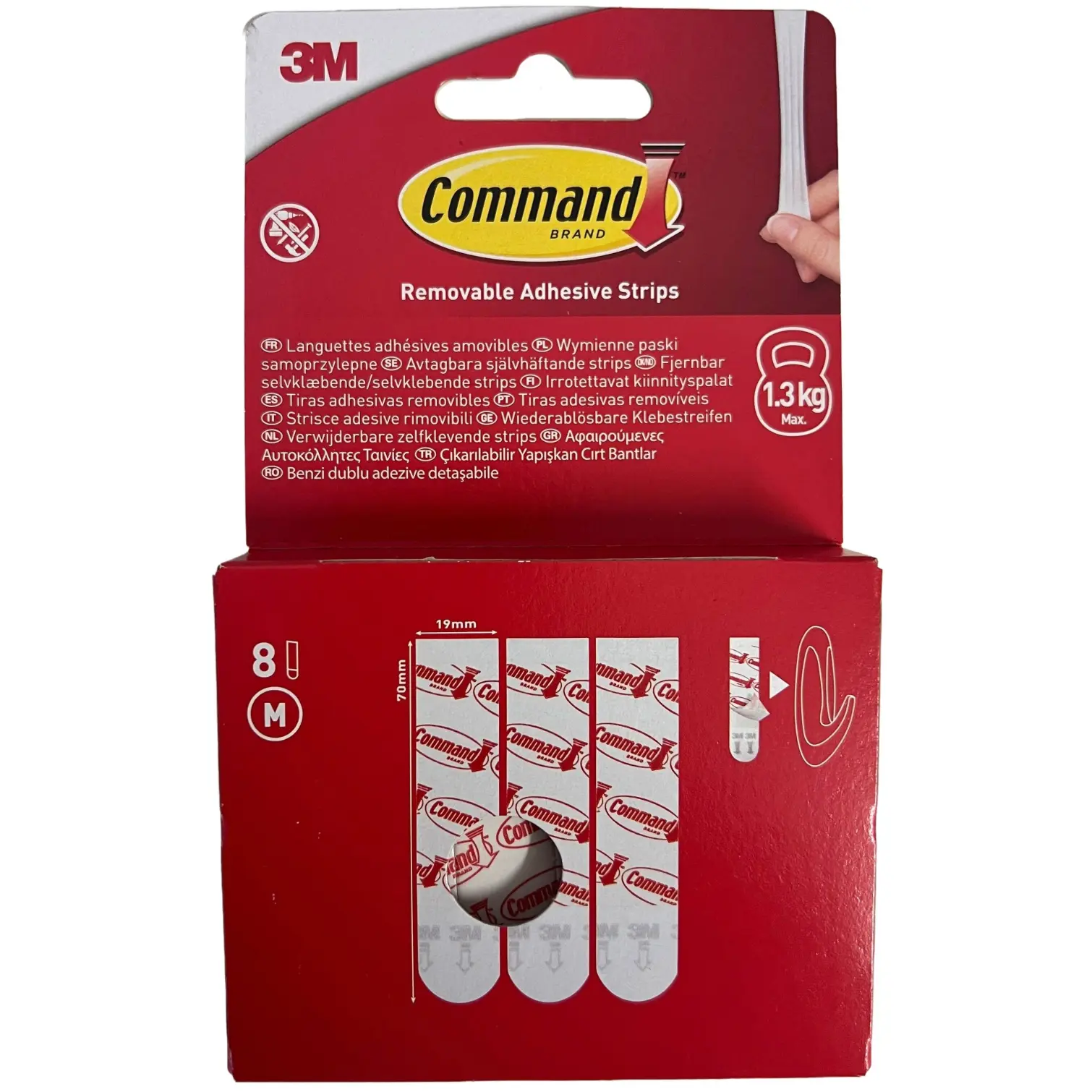 Command Medium Adhesive Strips Pack of 8
