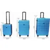 Royal Blue Travel Case Set of 3