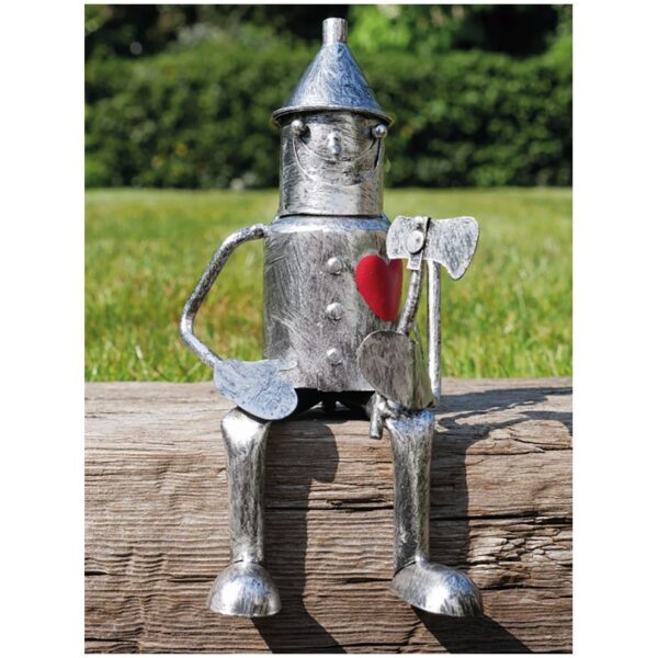Tin Man Sitting Mini H21xW10xD12cm