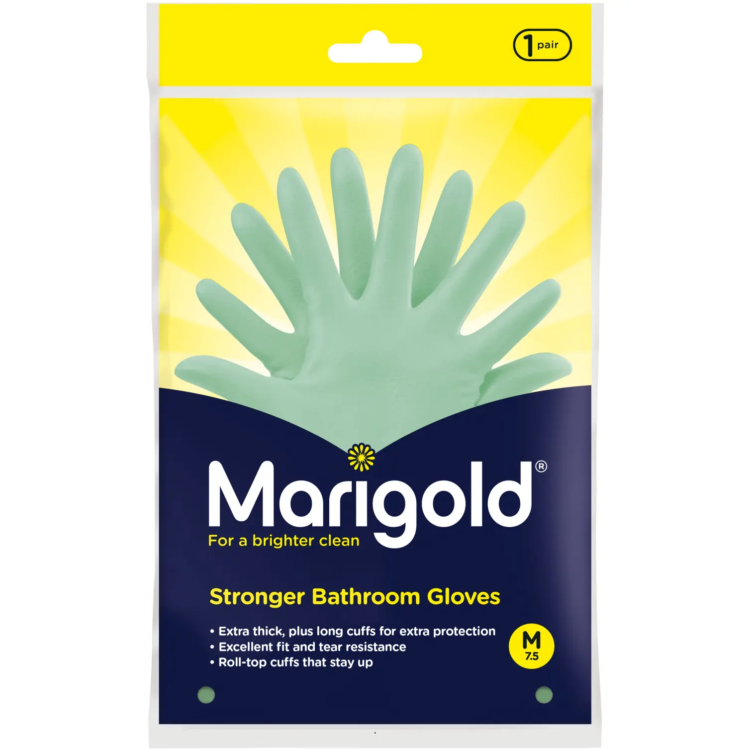 Marigold Stronger Bathroom Gloves Large