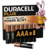 Duracell Plus AAA Batteries - Pack of 8