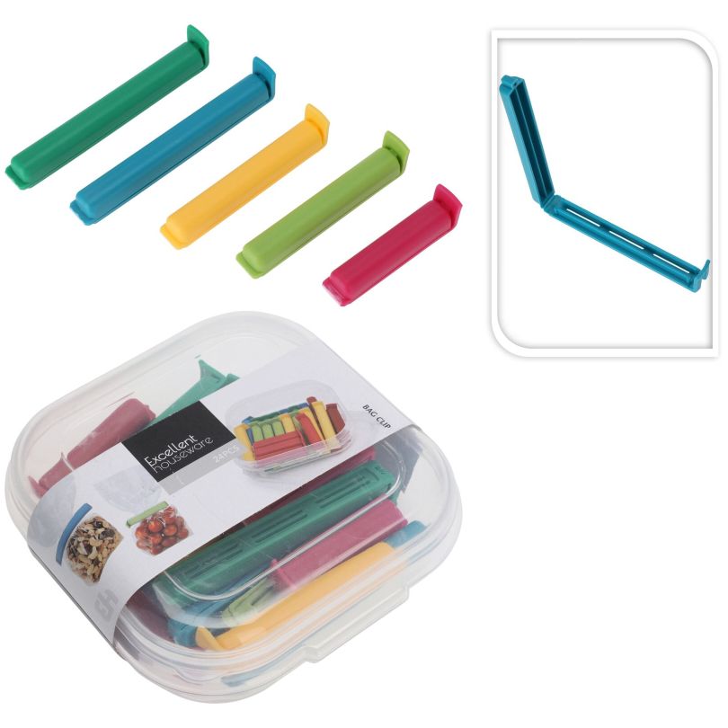 Bag Clip Set Pack of 24