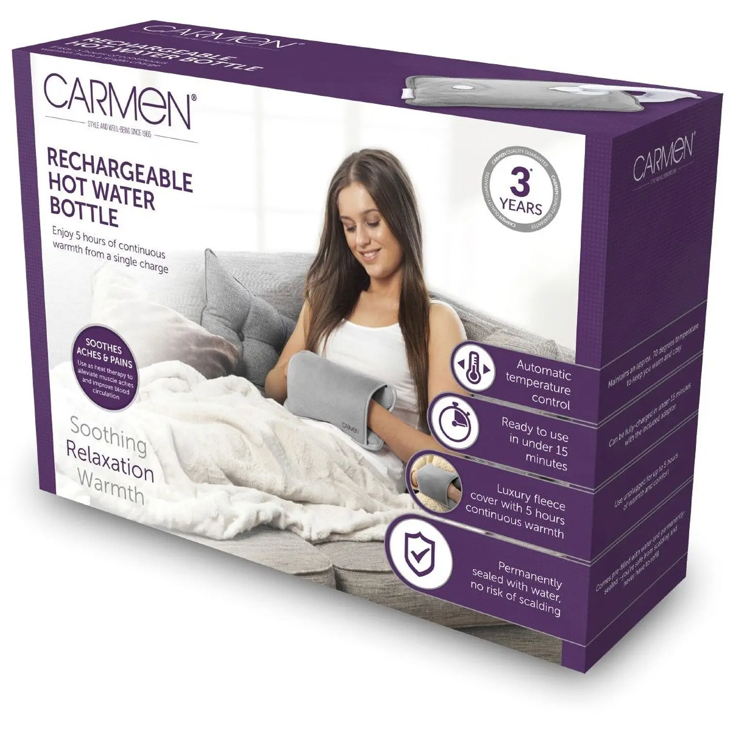 Carmen Rechargeable Hot Water Bottle