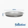 WMP0048_2 Betterware Air Fry Deep Round Dish 2 Pack 20.5cm