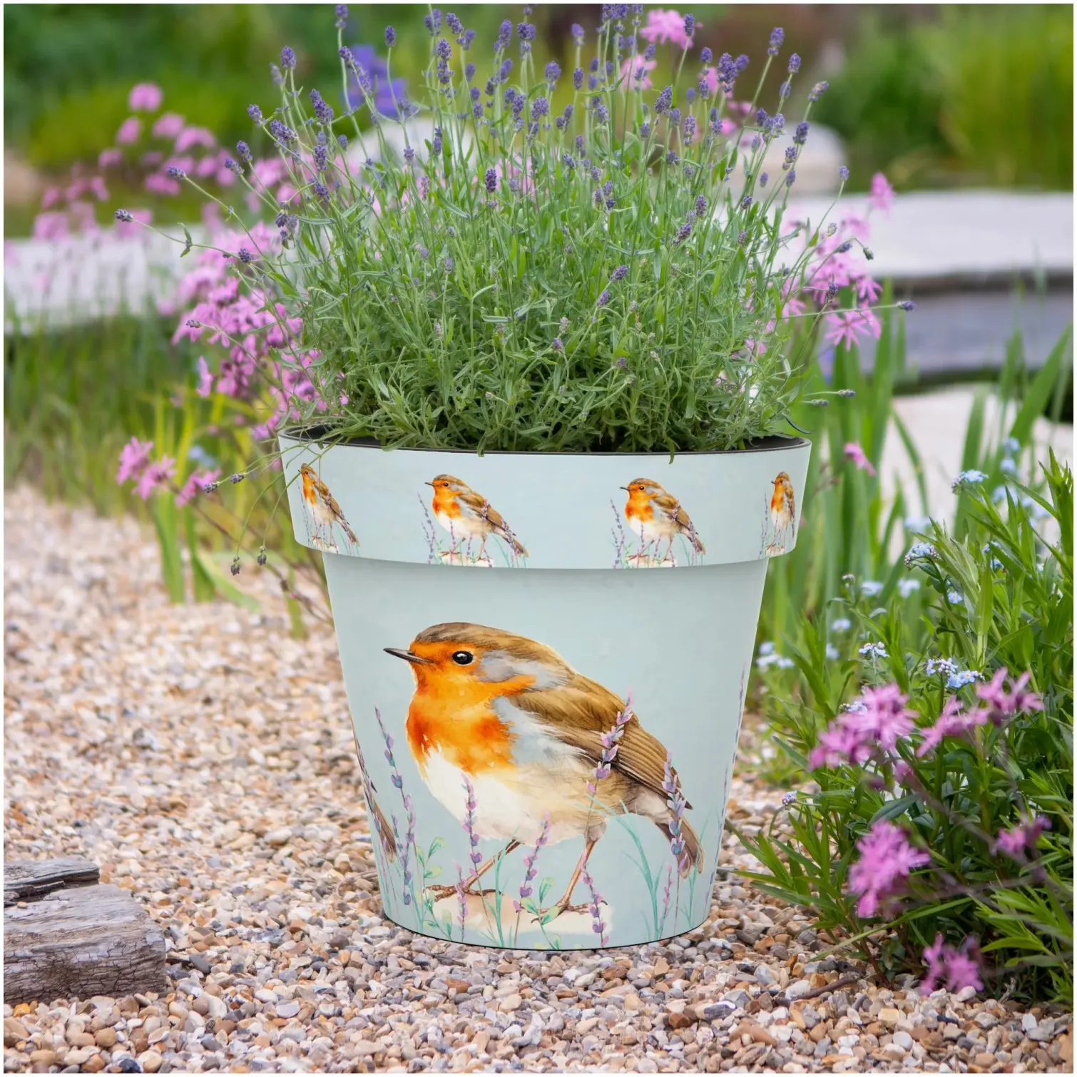 Creekwood Zest Pot Robin 30cm
