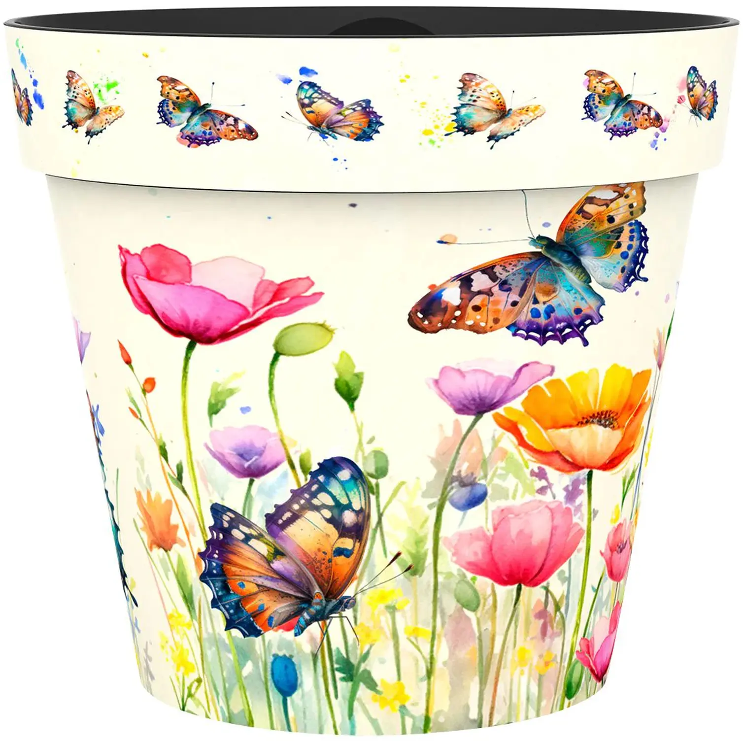 Creekwood Zest Pot Butterflies 15cm