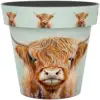CKW0110 Creekwood Zest Pot Highland Cow 22cm