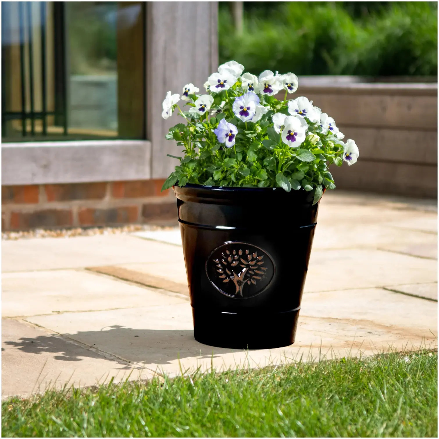 Blenheim Planter 30cm Black