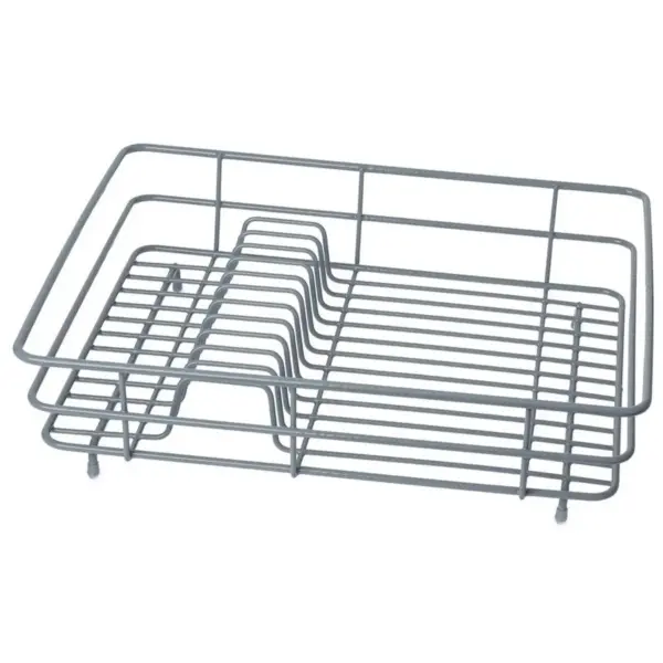 Casa&Casa Wire Coated Dish Rack Large Grey
