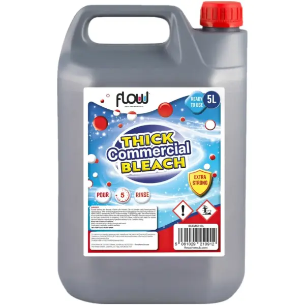 KIN1000 Flow Thick Commercial Bleach 5 Litres