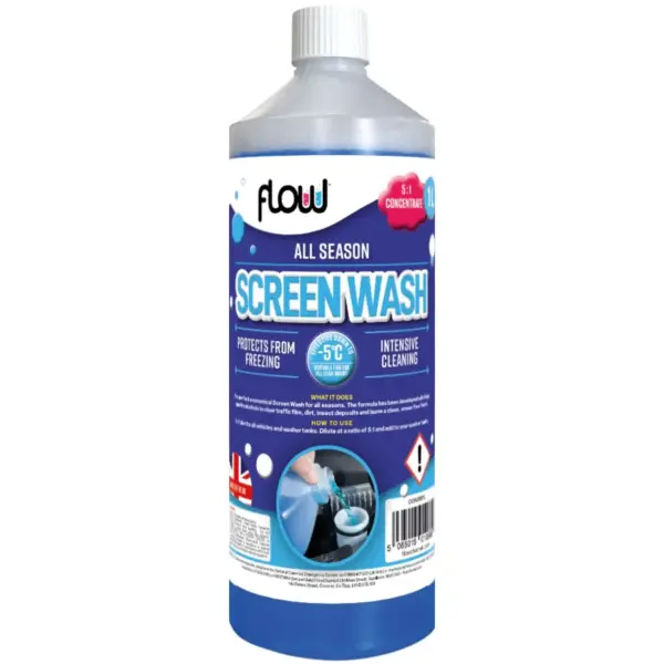 Flow All Seasons Concentrated Screenwash 1 Litre