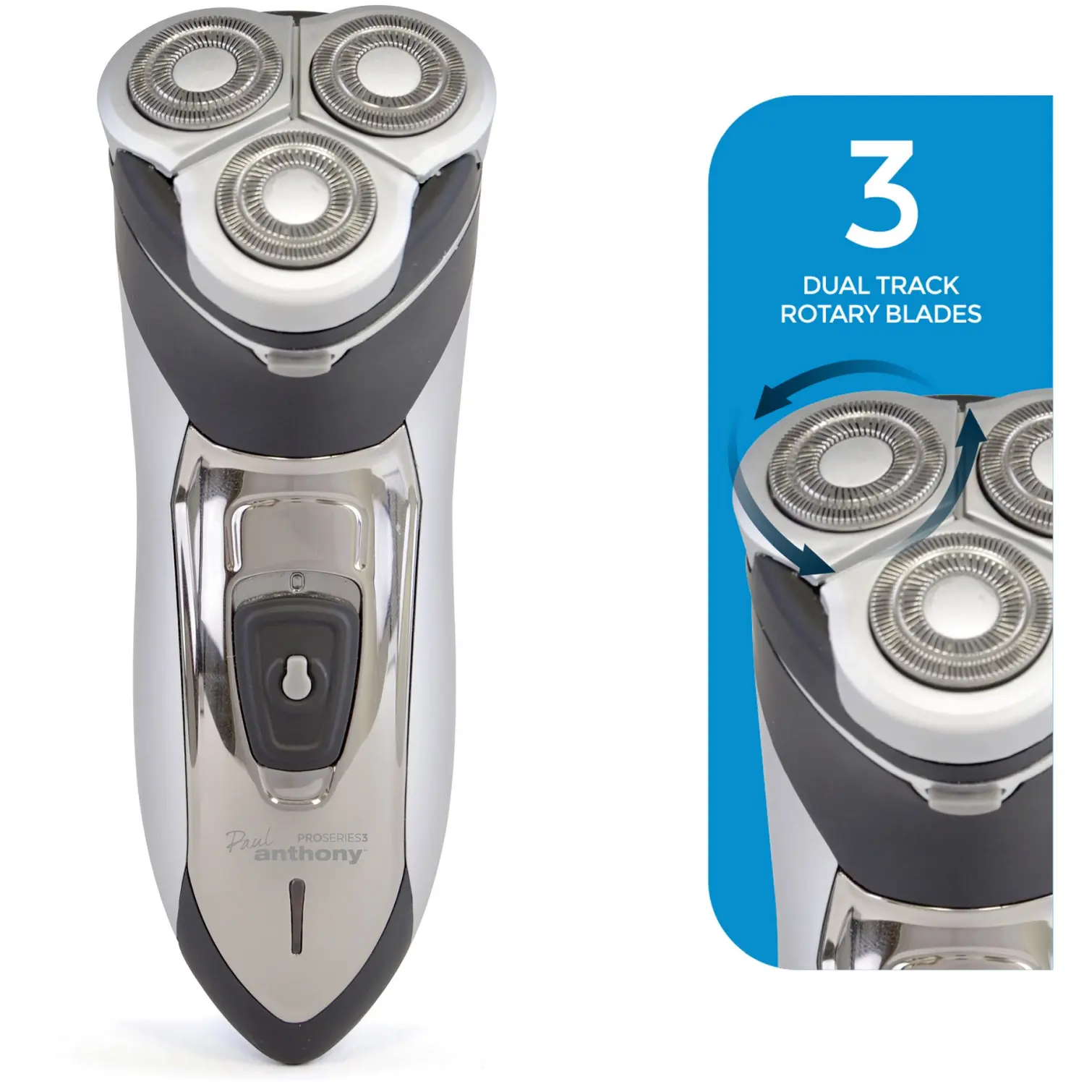 Paul Anthony Pro Rotary Shaver Rechargeable