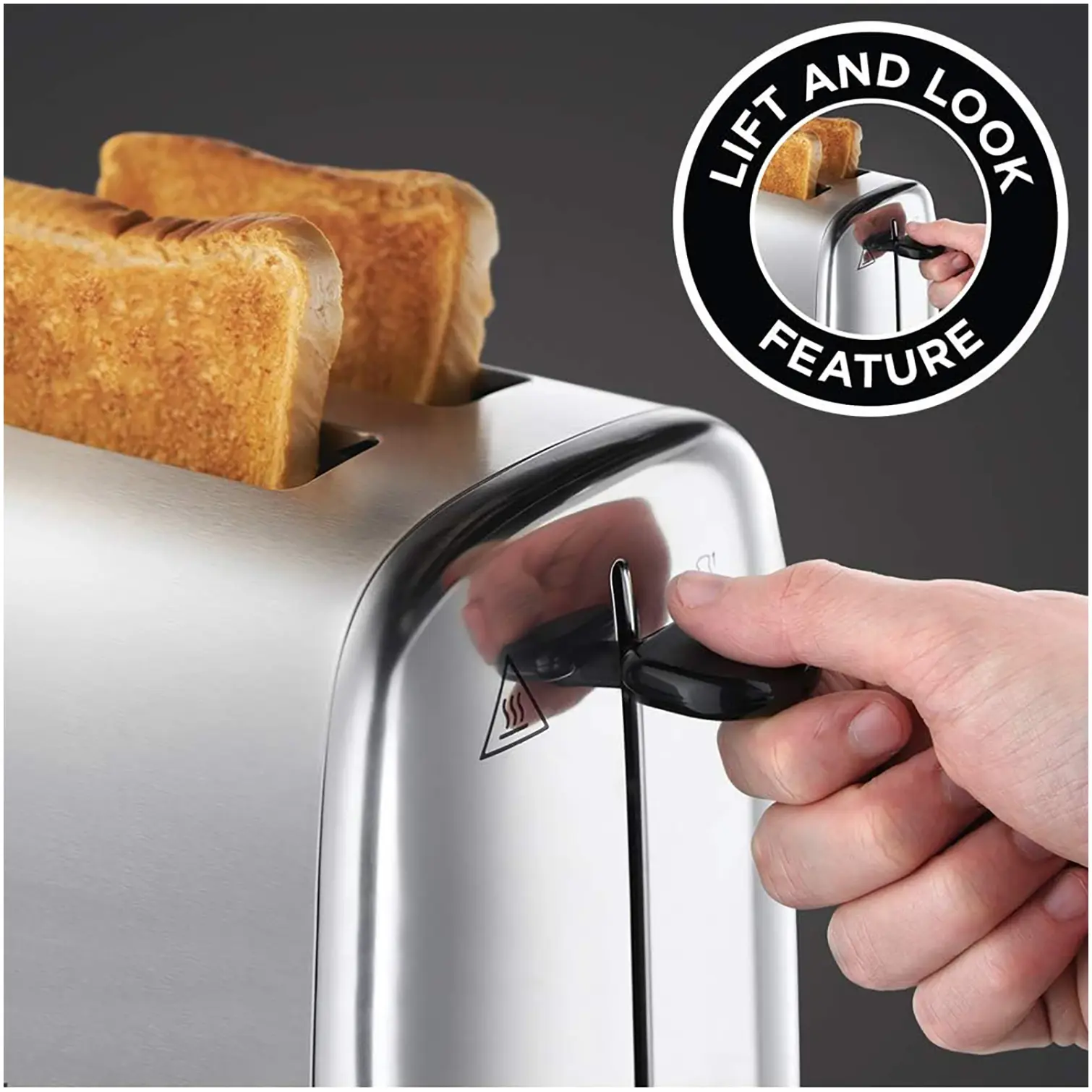 Russell Hobbs 24080 2 Slot Toaster Polished Steel