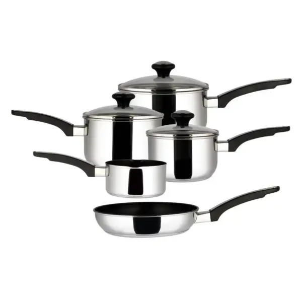 Prestige The Everyday Stainless Steel 5 Piece Pan Set