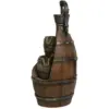 SMA0993 Smart Garden Solar Whiskey Barrels Water Feature
