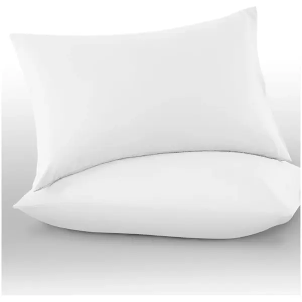AND8058 Super Dreamer Pillowcase Pair White Microfibre 48x73cm