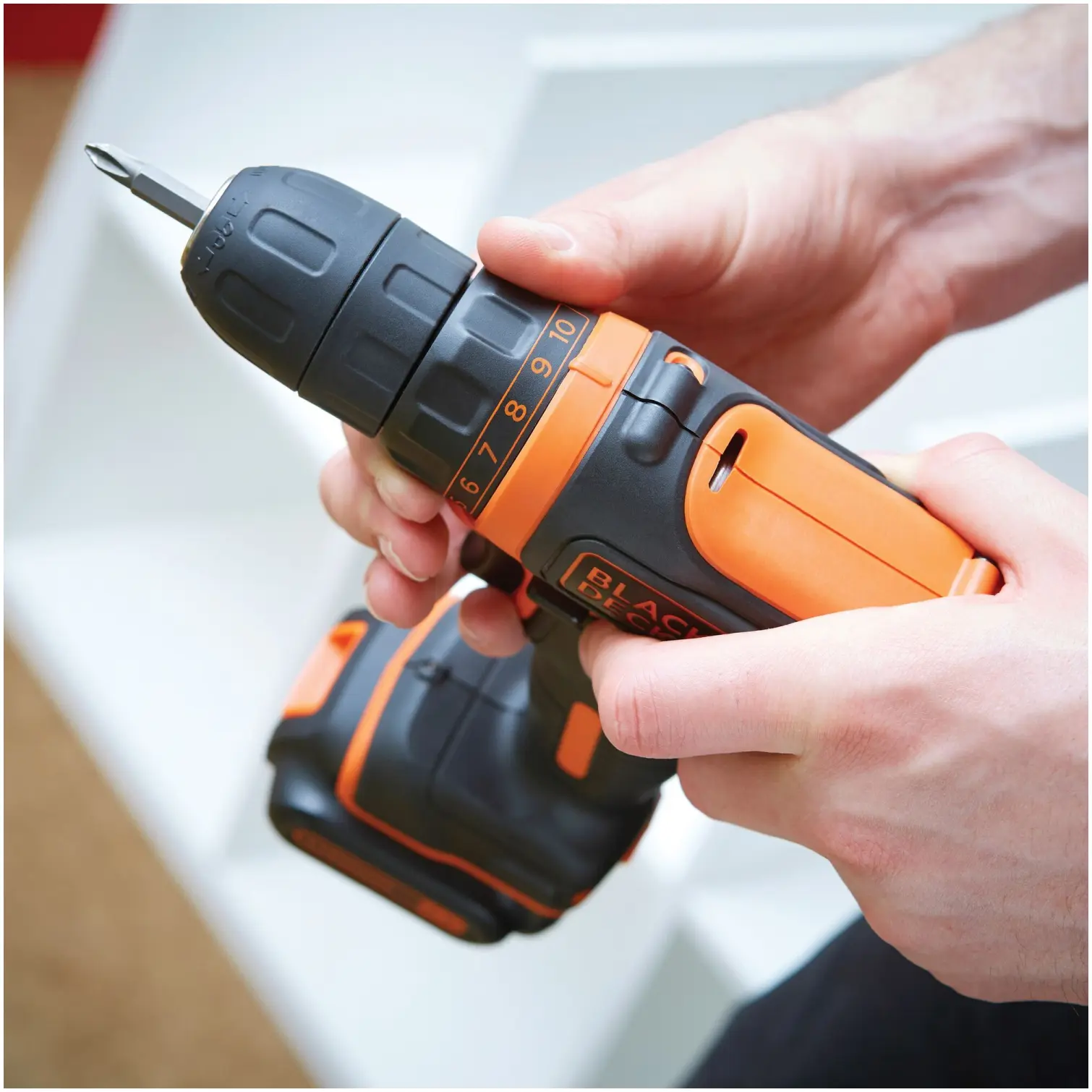 Black+Decker Cordless Drill Driver 10.8v Li-on