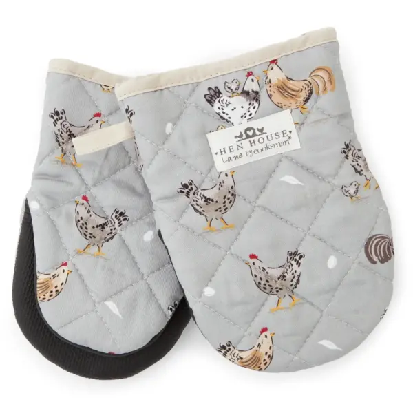 Cooksmart Hen House Lane Microwave Mini Mitts