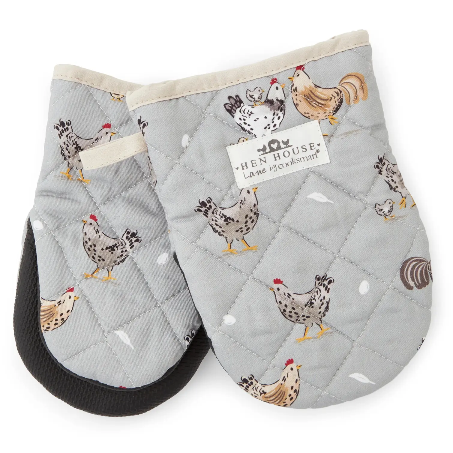 CLI0199_1 Cooksmart Hen House Lane Microwave Mini Mitts