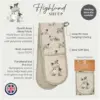 CLI0244_4 Cooksmart Highland Sheep Double Oven Glove