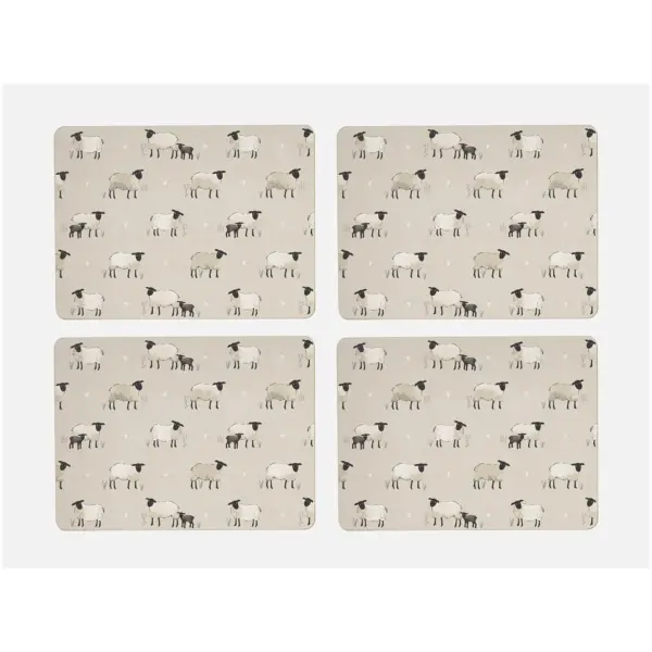 CLI0246 Cooksmart Highland Sheep Placemats Pack of 4