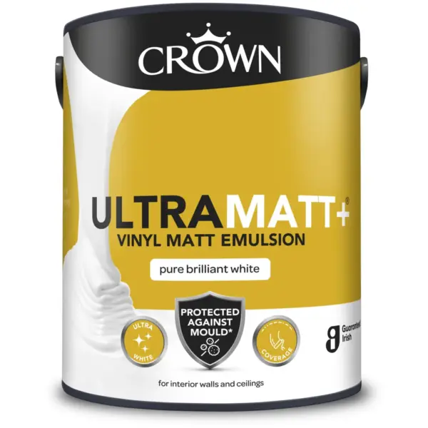 CRW0058 Crown Ultra Matt White 5 Litre