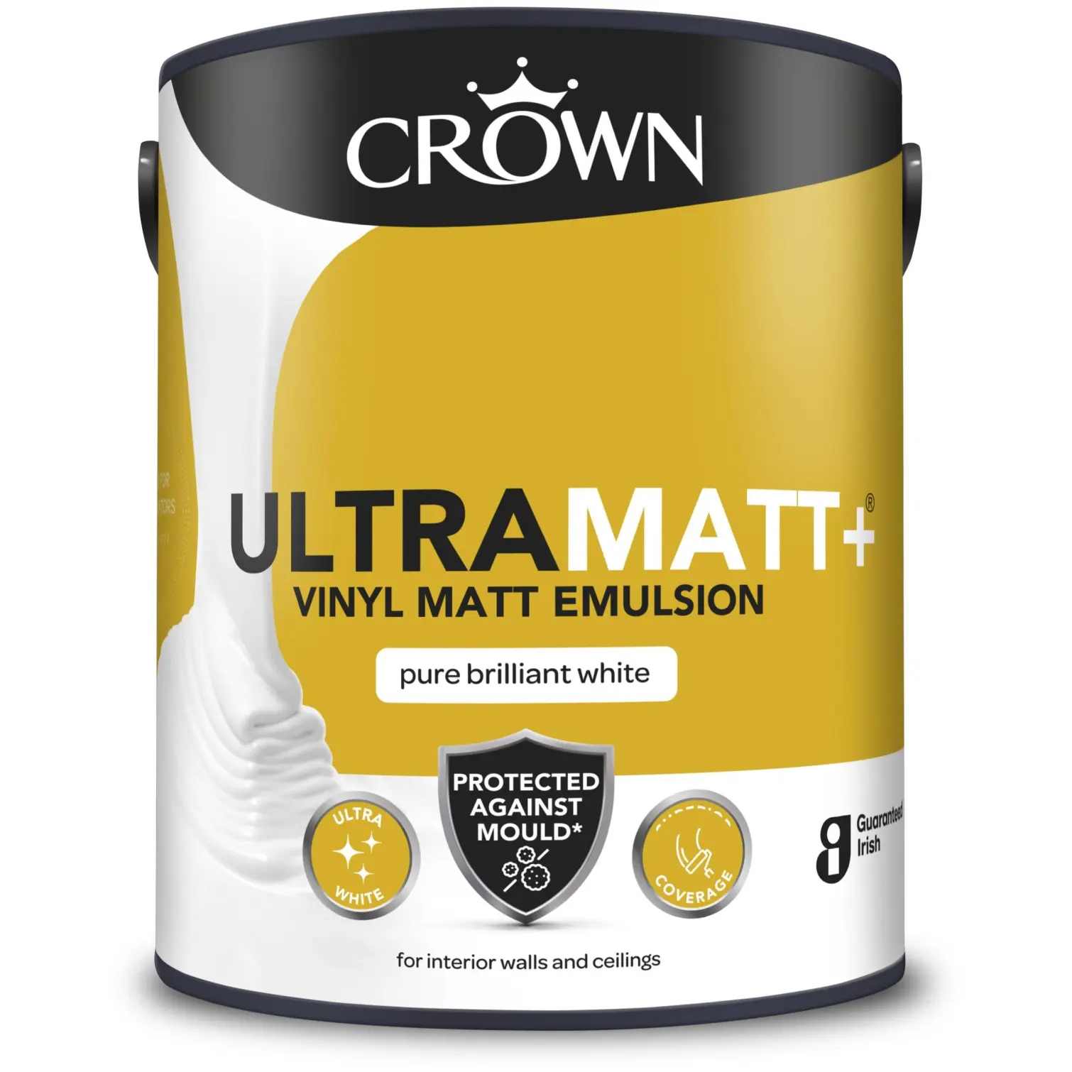 Crown Ultra Matt White 5 Litre
