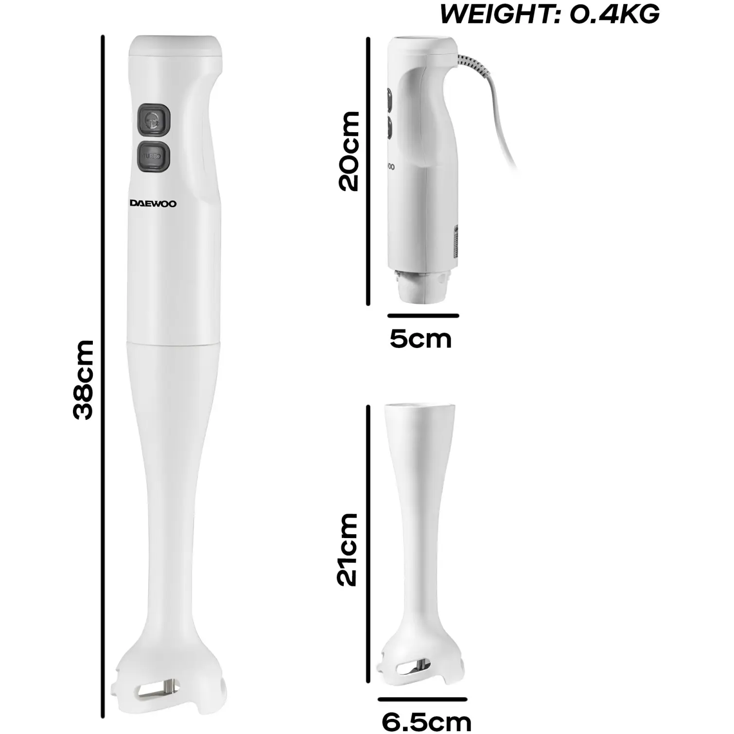 Daewoo SDA2869 Hand Blender 350W
