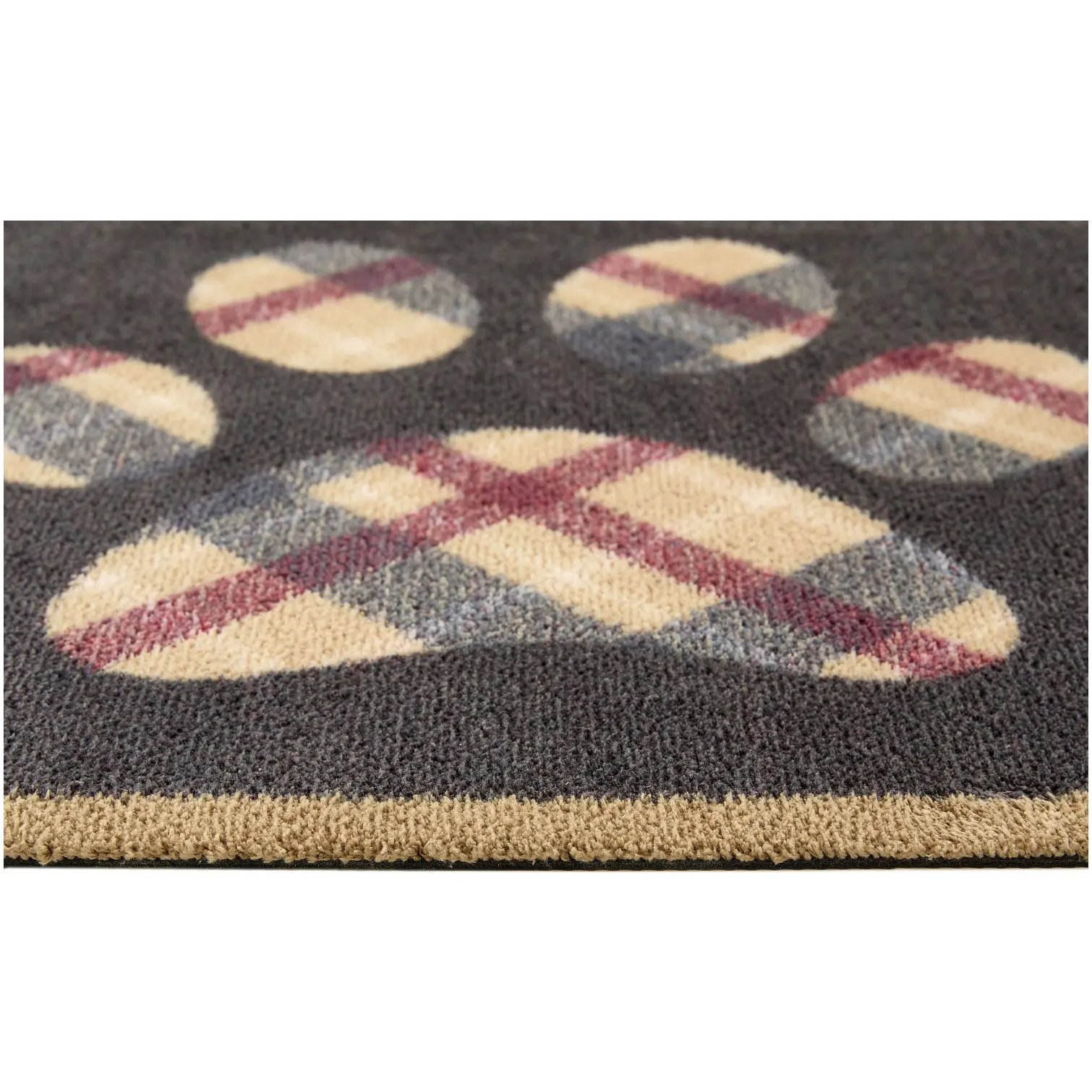 PEX0174_1 Hug Rug Tartan Paws 50 x 75cm