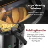 Tower Square Fryer Black 2ltr