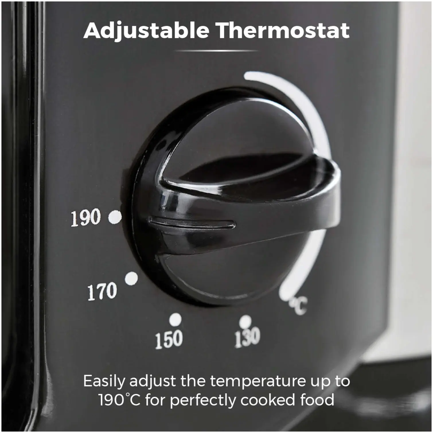 Tower Square Fryer Black 2ltr