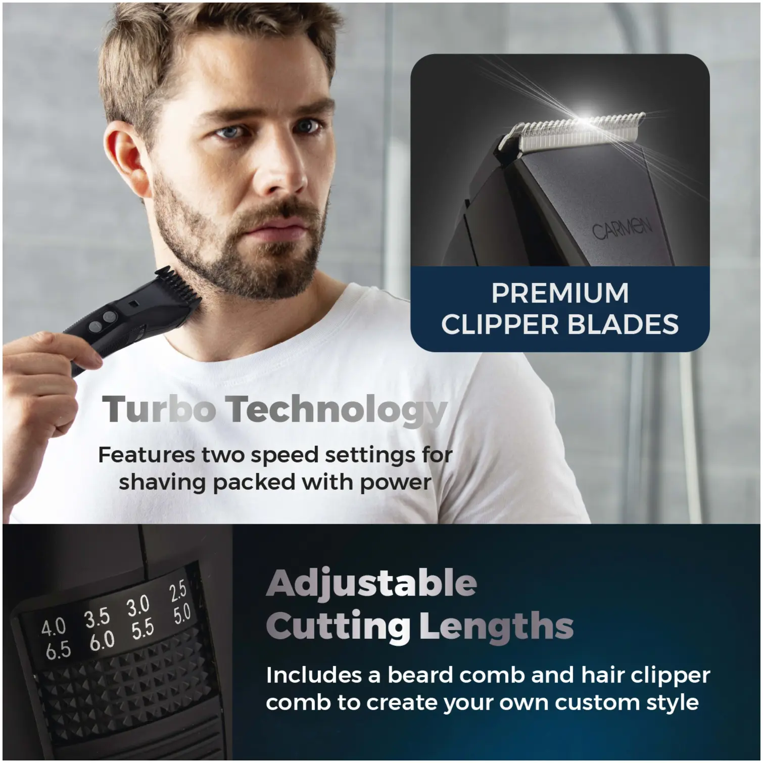 Carmen Hair & Beard Clipper