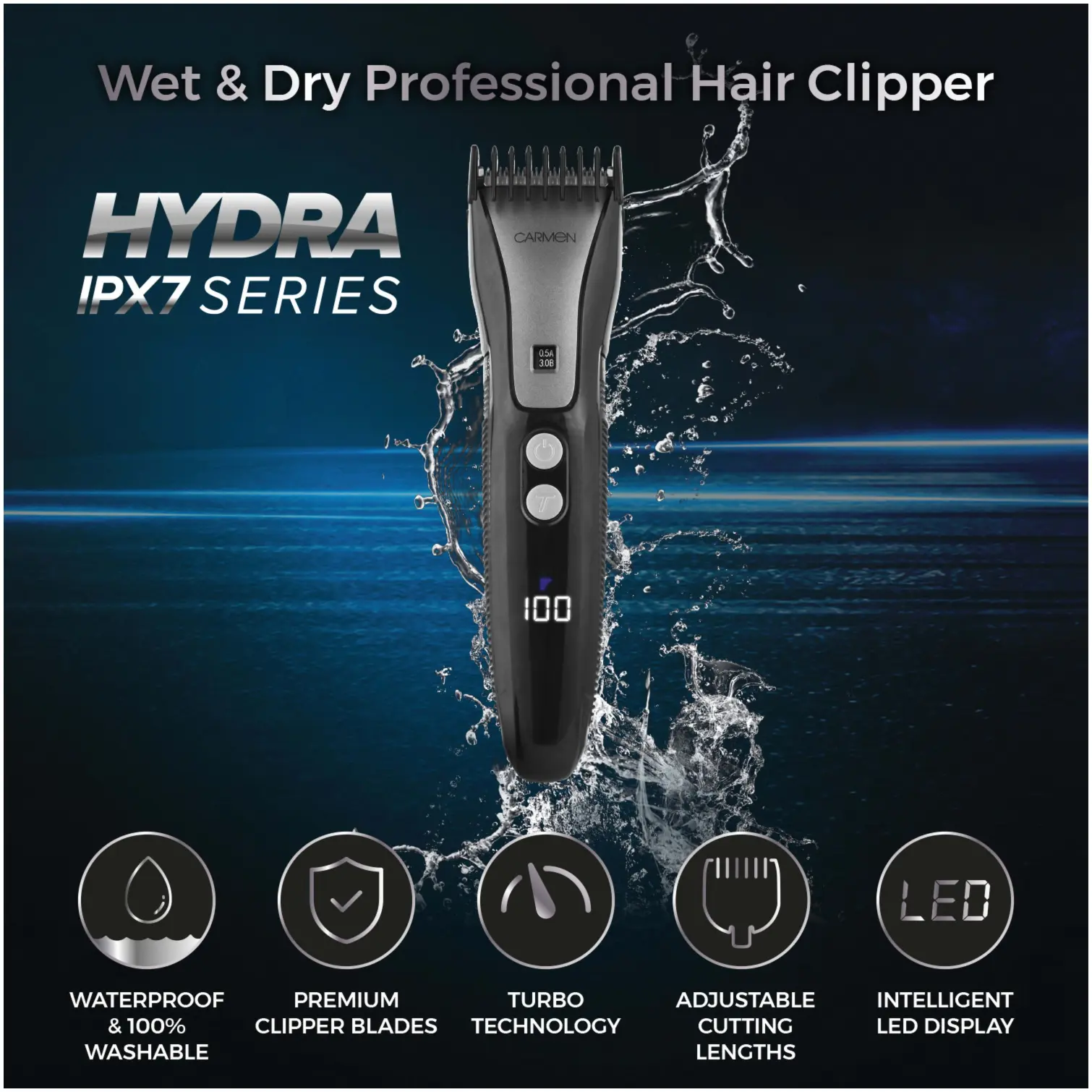 Carmen Hair & Beard Clipper