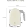 RKW2124_4 Swan Solace Jug Kettle Cream