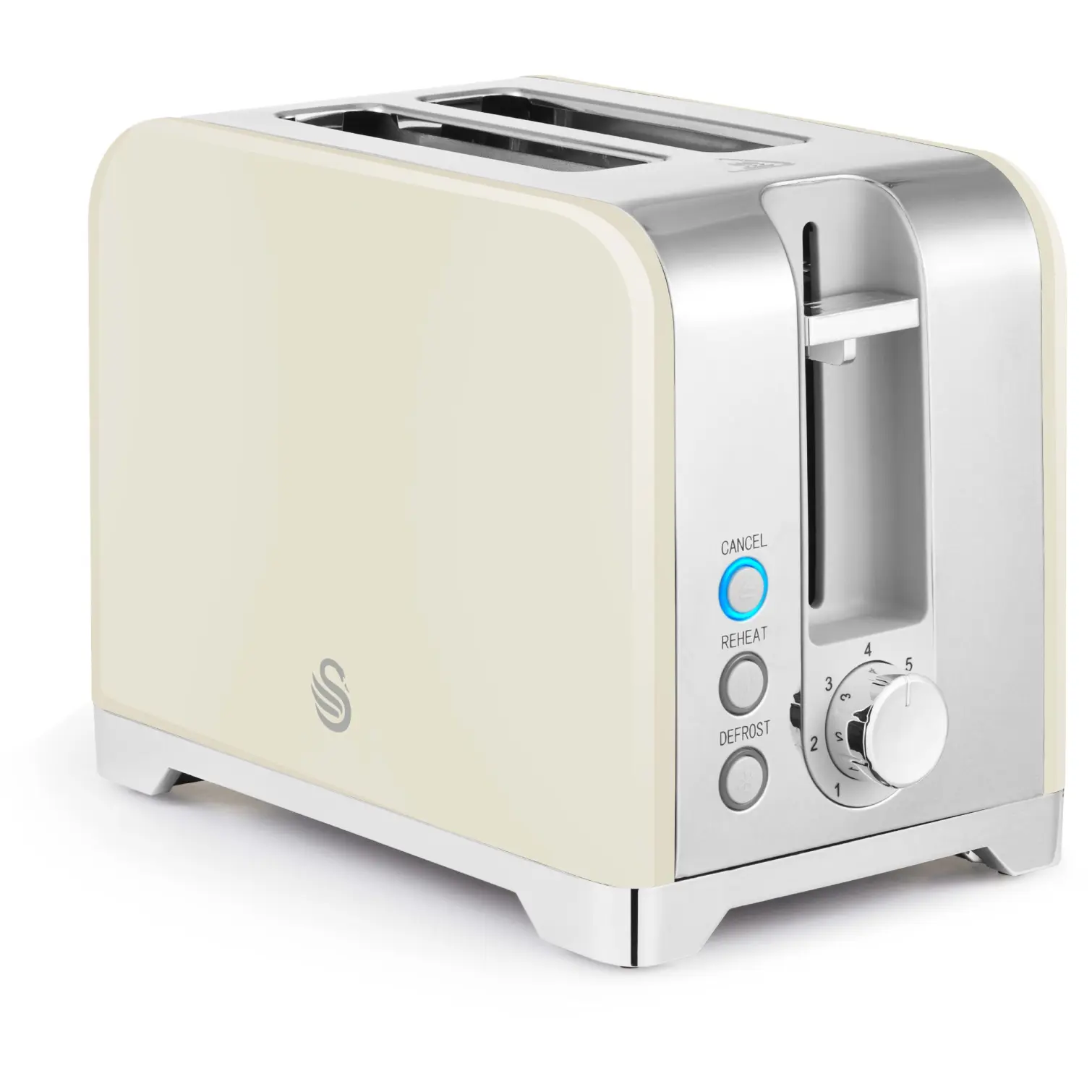RKW2126 Swan Solace 2 Slice Toaster Cream
