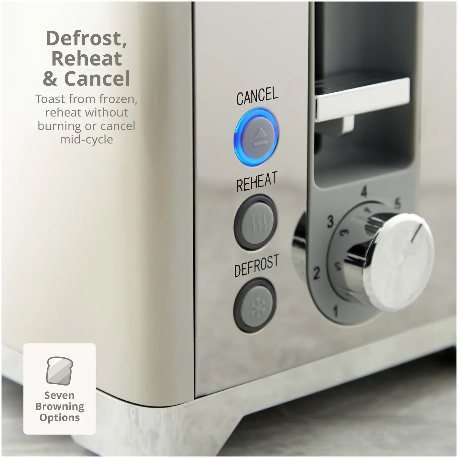 RKW2126_7 Swan Solace 2 Slice Toaster Cream