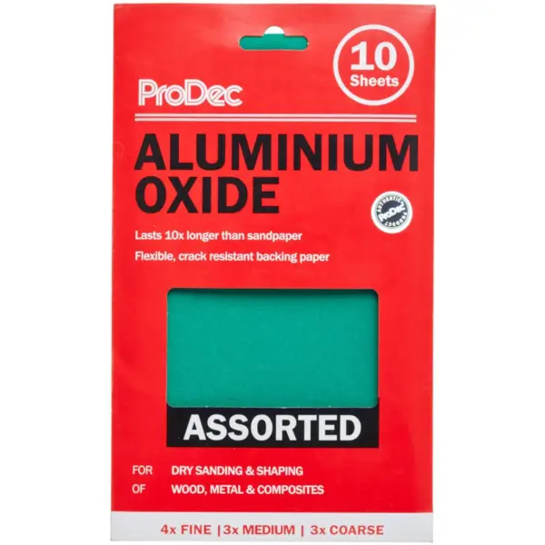 ROD0013 Aluminium Oxide Assorted 10pk 230mmX140mm