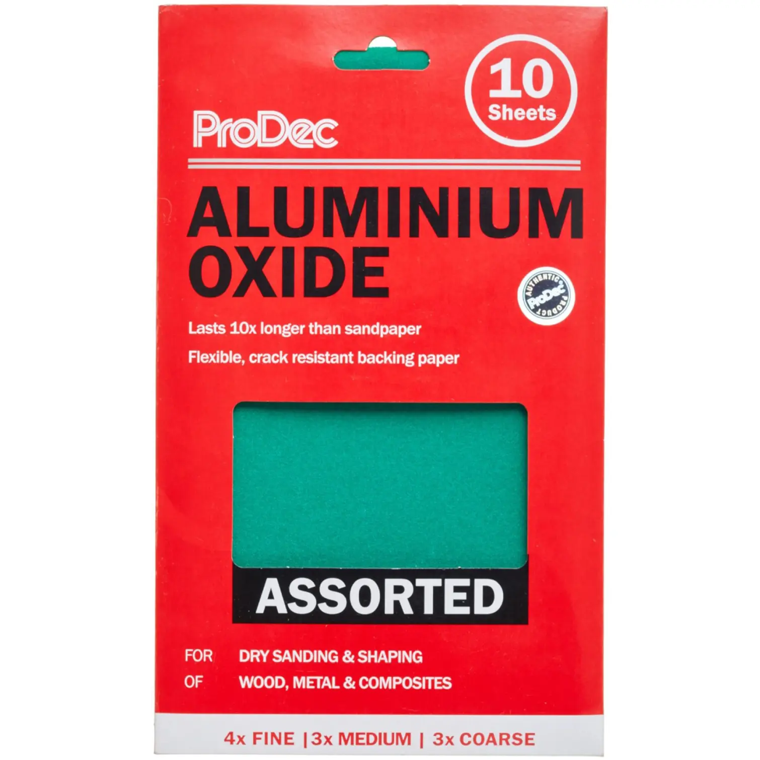 ROD0013 Aluminium Oxide Assorted 10pk 230mmX140mm