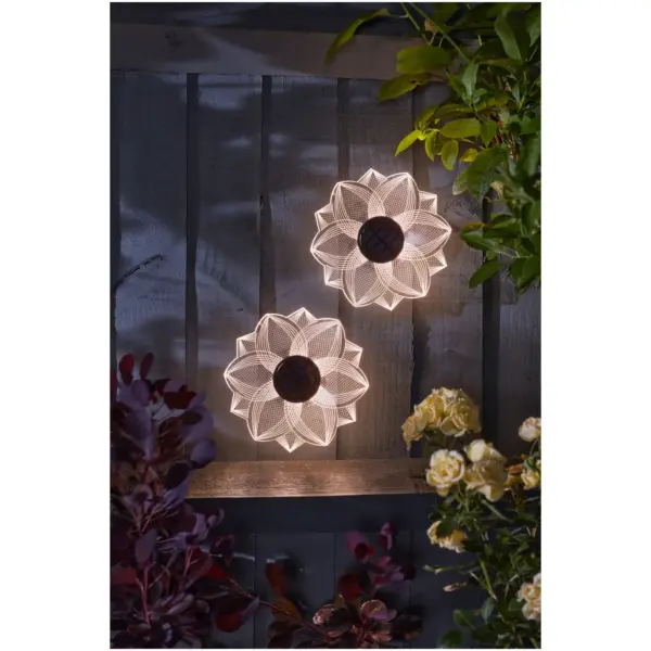 SMA0849_1 Smart Garden Bloom Line Fence & Wall Decor PK2