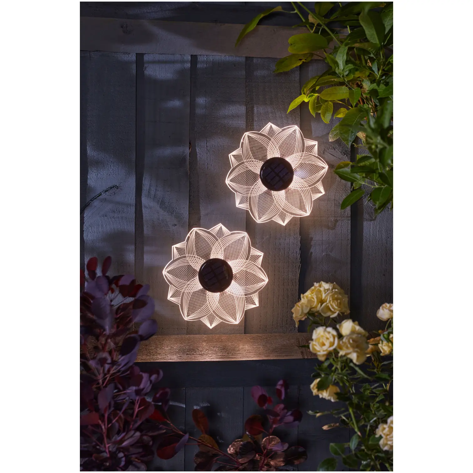 Smart Garden Bloom Line Fence & Wall Decor PK2