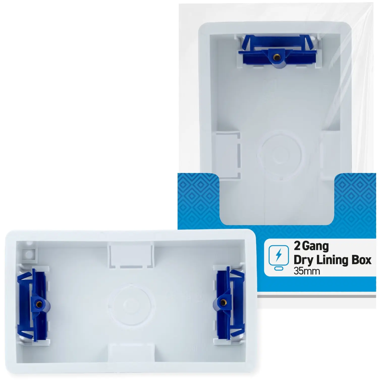 STT0092 Status 2 Gang Dry Lining Box