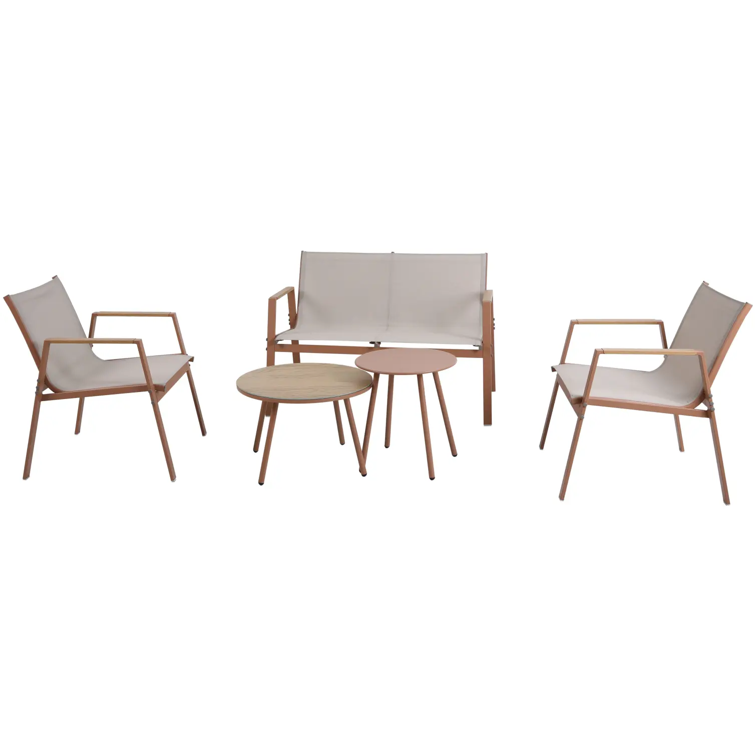 Amalfi 5pce Patio Lounge Set