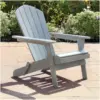 Zest Jasmine Folding Chair Grey