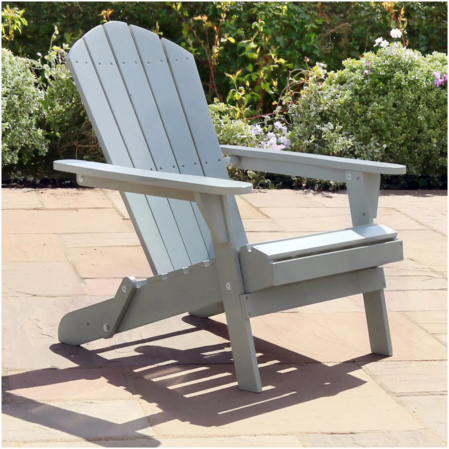 Zest Jasmine Folding Chair Grey