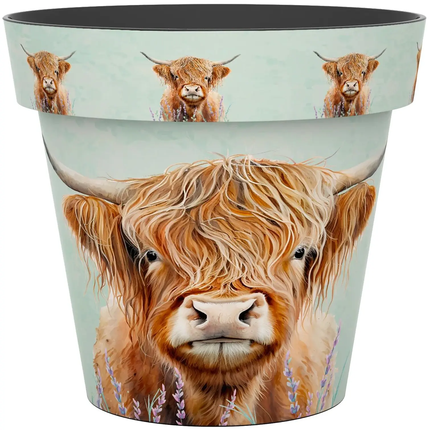 Creekwood Zest Pot Highland Cow 15cm