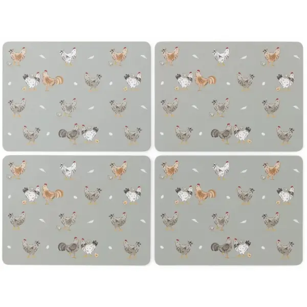 CLI0206 Cooksmart Hen House Lane Placemats Pack of 4