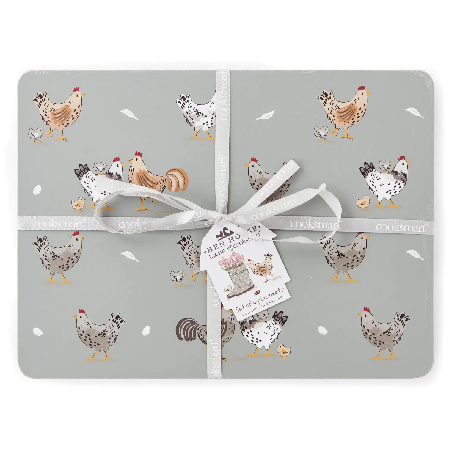 CLI0206_1 Cooksmart Hen House Lane Placemats Pack of 4