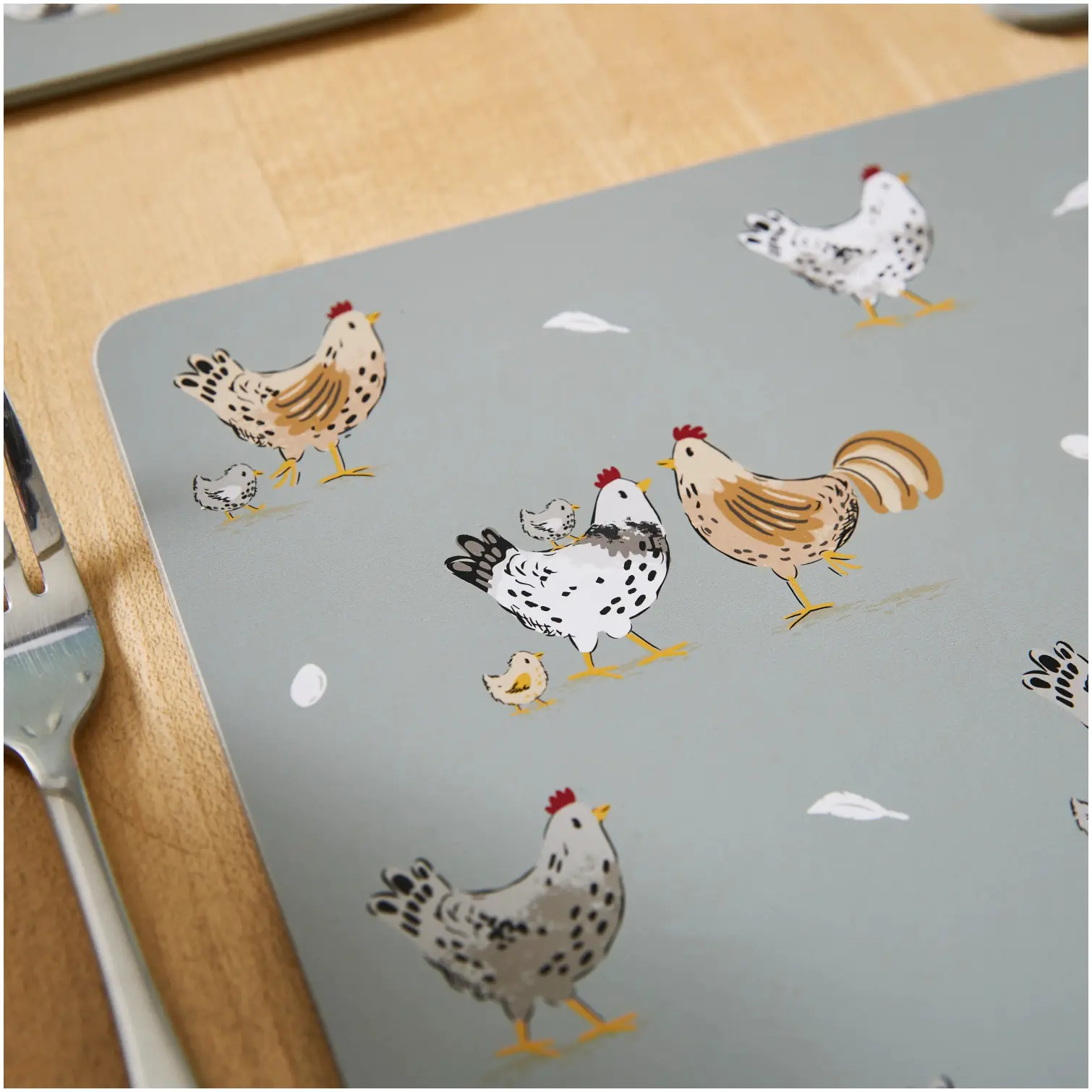CLI0206_2 Cooksmart Hen House Lane Placemats Pack of 4