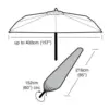 GLD0102_1 Garland Parasol Cover Extra Large 216cm