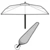 GLD0102_3 Garland Parasol Cover Extra Large 216cm